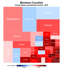 Image 21Treemap of the popular vote by county, 2016 presidential election (from Montana)