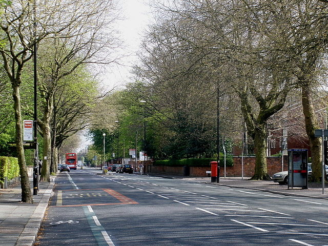 Upper Chorlton Road in Whalley Range