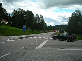 Länsväg 172 bij Färgelanda