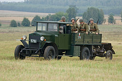 Eine Nachbildung des Ursus A in der einfachen LKW-Variante