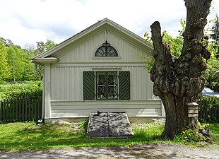 Vaktstuga II, boningshuset, gavel.