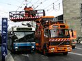 Luzern: Turmwagen bei Weichen­arbeiten