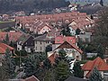 Čeština: Velké Přílepy, okres Praha-západ. Výhled od křížku. English: Velké Přílepy, Prague-West District, Central Bohemian Region, Czech Republic. A view from the cross hill. Camera location 50° 09′ 31.5″ N, 14° 18′ 12.4″ E    View all coordinates using: OpenStreetMap