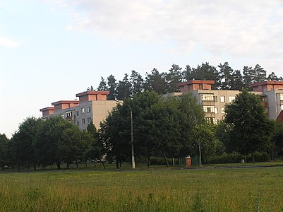 Vue du quartier de Vilnius