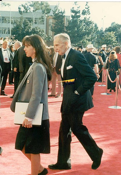 Price on the red carpet at the 1989 Academy Awards