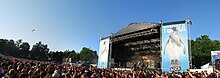 Tuska Open Air Metal Festival in Finland Volbeat tuska 20090628panorama.jpg