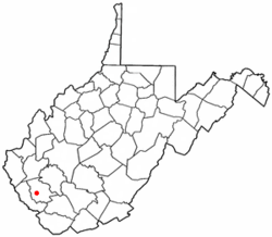Switzer, Batı Virginia'nın konumu