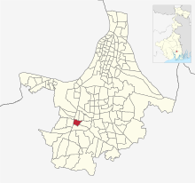 Location of Ward No. 120 in Kolkata Ward Map Ward no. 120 in Kolkata Municipal Corporation.svg