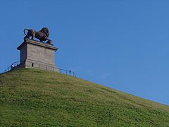 Monumentet Løvehaugen, laga til minne om slaget Foto: Isabelle Grosjean