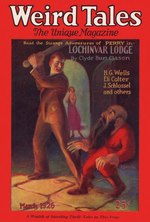 Weird Tales Cover for March 1926