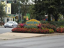 Welcome sign at Clark and Ashland Avenue