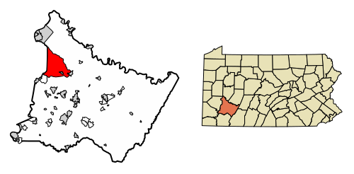 Location of Murrysville in Westmoreland County, Pennsylvania.