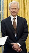 White House National Trade Council Director Peter Navarro in Orval Office in January 2017.jpg