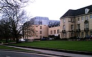 Annexe and main reception of Wiltshire County Council building