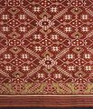 19th century example of weft-resist dye (patola) or double Ikat