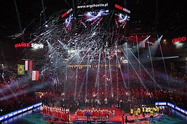 Cup Ceremony FIVB World League 2011 (Russia Champions)
