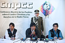 Conferenza mondiale del popolo sui cambiamenti climatici e i diritti di Madre Terra 2010.jpg