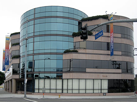 Writers Guild of America West building at the corner of 3rd and Fairfax
