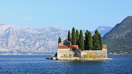 Bucht von Kotor: Insel Heiliger Georg / Sveti Đorđe (UNESCO-Weltkulturerbe in Montenegro)