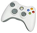 Weißer Xbox 360 Kabelloser Controller