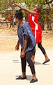 Young Ghanaian Ladies Playing Volleyball