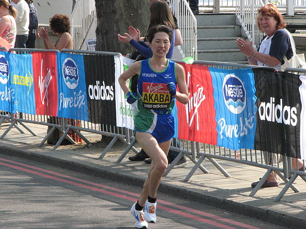 Akaba at the 2011 London Marathon