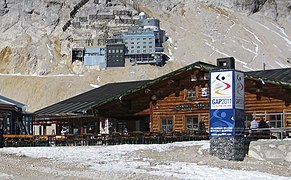 Restaurantul Sonn Alpin, sub Schneefernerhaus, 2010