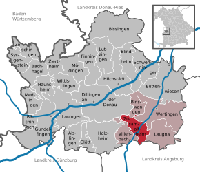 Poziția localității Zusamaltheim