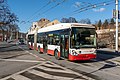 * Nomination Trolleybus Škoda 25Tr Irisbus number 3615 in Brno on Hlinky street --MIGORMCZ 20:37, 22 January 2022 (UTC) * Promotion The picture is ok but one of these busses is enough in my view. --Imehling 16:56, 30 January 2022 (UTC)