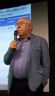 Олег Будницкий в Ельцин-центре 15 сентября 2018 года (cropped).jpg