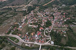 Airview of the village Balin Dol