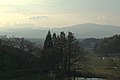 山形盆地と月山・葉山 Mt. Gassan ^ Mt. Hayama over the Yamagata Basin - panoramio.jpg