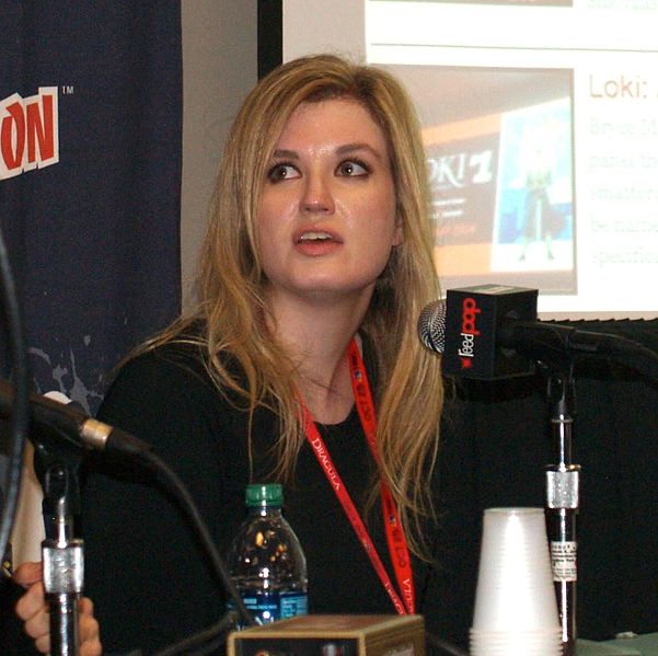 File:10.11.13GraceRandolphByLuigiNovi.jpg
Description	
English: Bleeding Cool video host and reviewer Grace Randolph at the Bleeding Cool panel on Friday October 11, 2013 at the Jacob K. Javits Convention Center in Manhattan, Day 2 of the 2013 New York Comic Con.
This photo was created by Luigi Novi. It is not in the public domain, and use of this file outside of the licensing terms is a copyright violation. If you would like to use this image outside of the Wikimedia projects, you may do so, only if I am properly credited, either by linking the photograph to this page, or with an easily visible credit placed near the photo in each instance in which it is used. Please credit authorship as follows:  © Luigi Novi / Wikimedia Commons. Please maintain the original file name in all uses. You can see a gallery of some of my other photos here. If you have any questions, you can contact me by sending me an email or leaving a note at the bottom of my talk page.

Date	11 October 2013
Source	Own work
Author	Luigi Novi