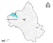 Les Albres dans le canton de Lot et Montbazinois en 2020.