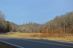 Along State Route 139 in the township's northeast