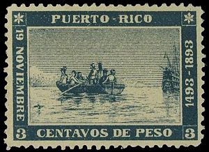 Spanish 400th anniversary of Columbus at Puerto Rico 1893Columbus-PuertoRico.jpg