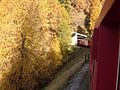 Southbound local train between Berninapass and Poschiavo