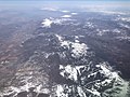 2022-03-24 19 05 17 UTC minus 6 View north and down from an airplane across western Sanpete, eastern Juab and southern Utah counties in Utah, with the San Pitch Mountains, Wasatch Range and Utah Lake all visible.jpg