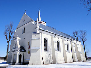 Cieksyn Village in Masovian Voivodeship, Poland