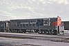 Southern Pacific number 3031, an H24-66, leads commuter train 122 at San Francisco, CA, on February 5, 1971