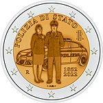 2 euro - 170th Anniversary of Foundation of the Italian National Police.jpg