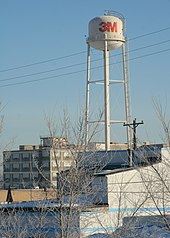 Former 3M facility in St. Paul, Minnesota 3Mwatertower.jpg