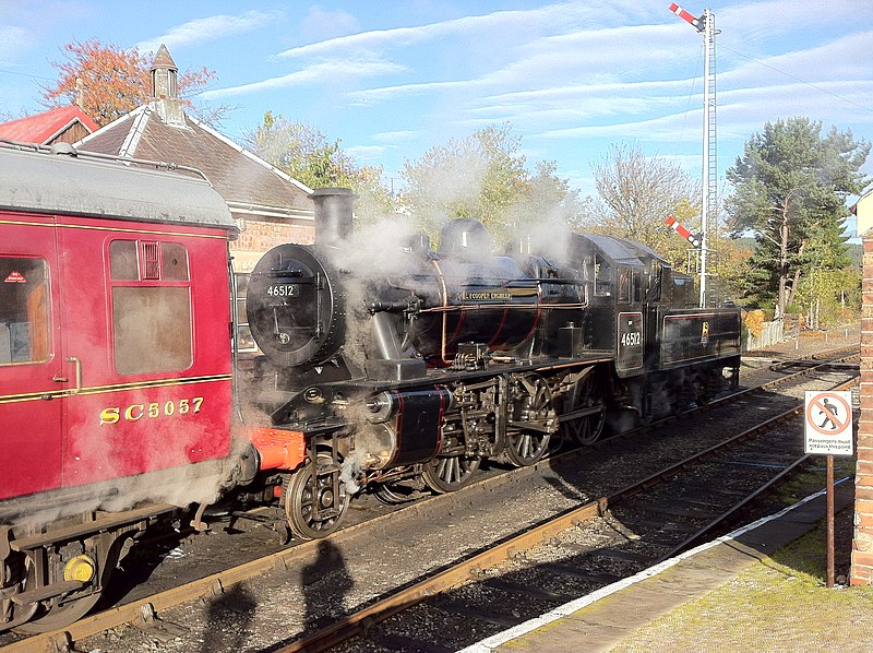 File:46512 at Boat of Garten - geograph.org.uk - 3198933.jpg