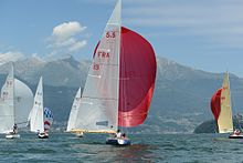 5.5-Meter-Klasse auf dem Comer See, Vintage Yachting Games 2012
