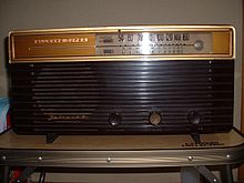 Récepteur radio à ondes courtes, vers 1961, France. État…