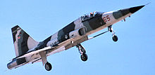 F-5E Tiger II du 66e escadron d'Agressors de l'USAF en 1980.