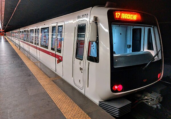 CAF S/300 train at Termini station