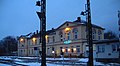 Abendstimmung am Bahnhof