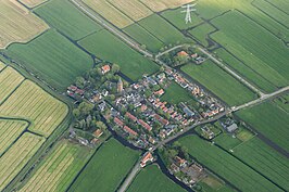 Luchtfoto van Zunderdorp; mei 2014.