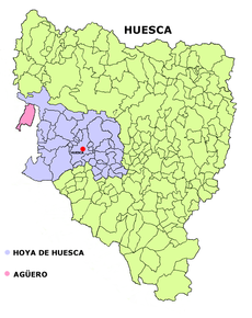 Poziția localității Agüero